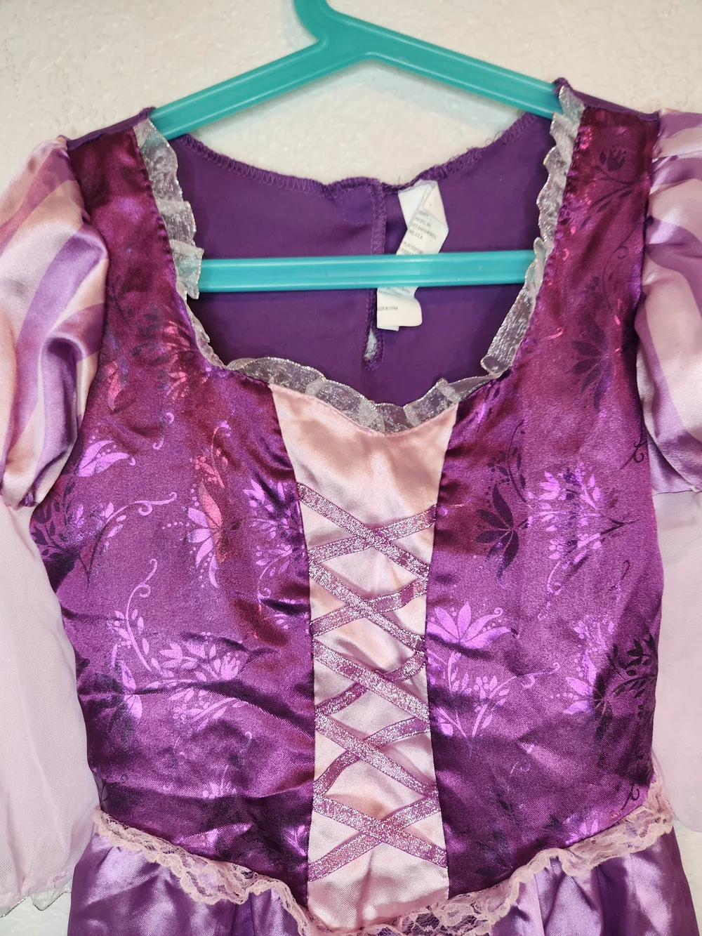 Disney Rapunzel Tangled Costume Purple Pink Dress Child Size 4 6 6x Princess